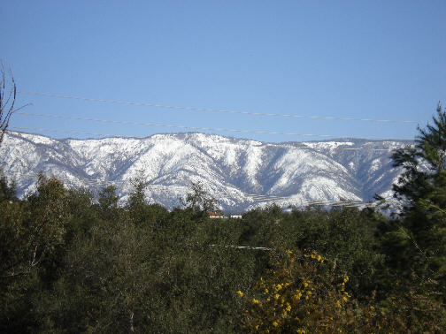 Beautiful View of Palomar Mountain from your front porch 